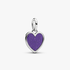 Charm Pendente Cuore Viola da incidere Charm Pendente Cuore Viola da incidere