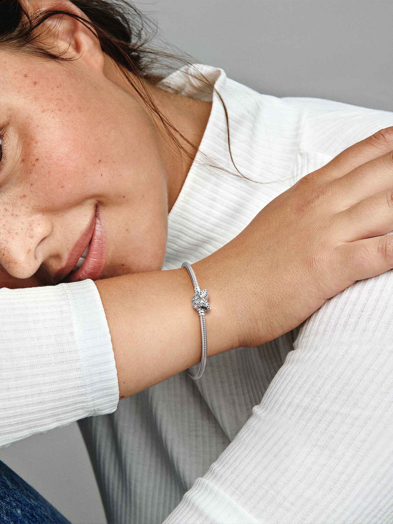 Ciondolo 50 Anni Di Amore In Argento 925 Con Zirconia Cubica - Adatto Per Bracciali Charm Pandora, Biagi, Troll - Regalo Donna - 2
