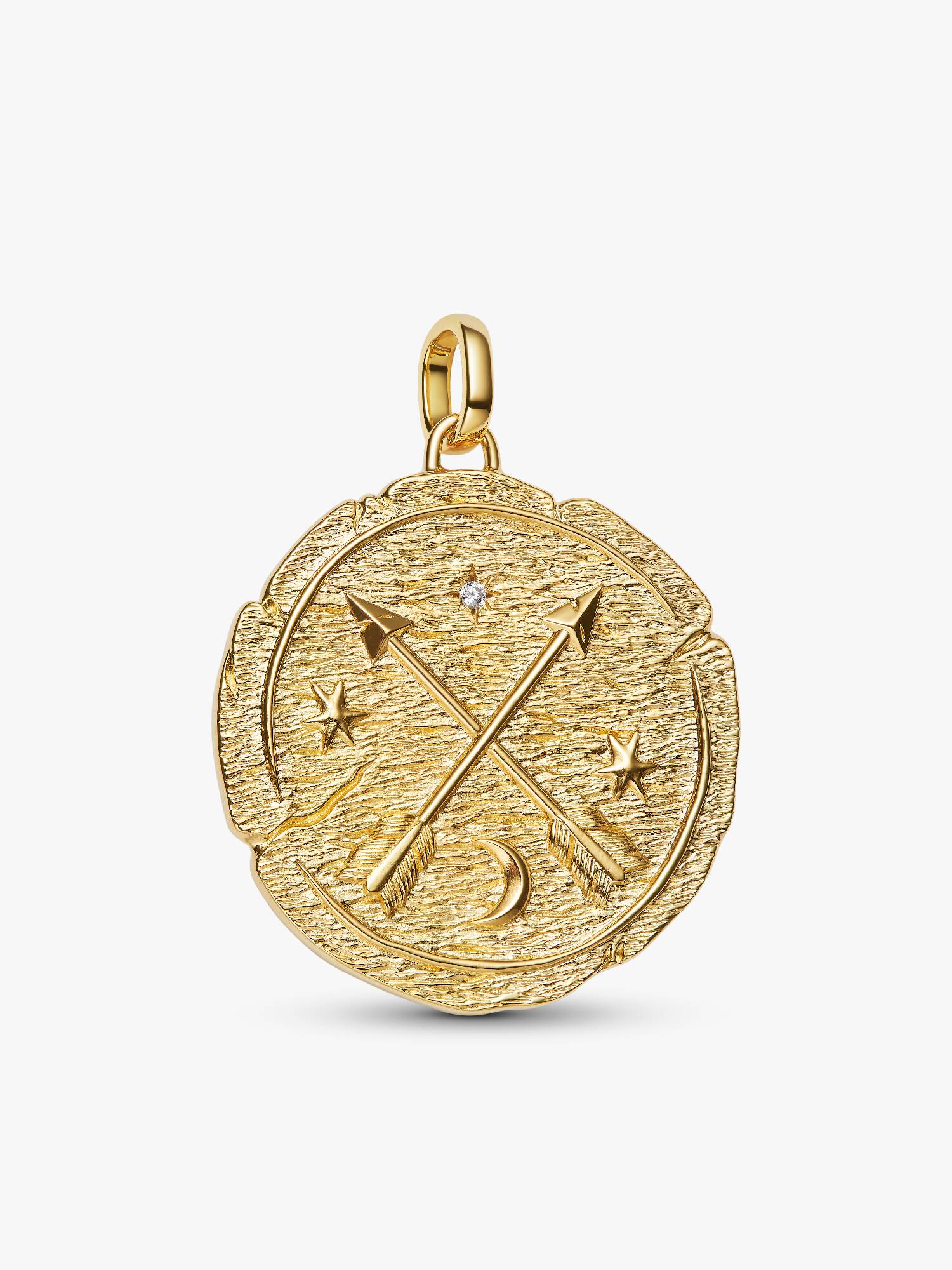 Charm Medallion Grande Frecce "Ad Meliora"