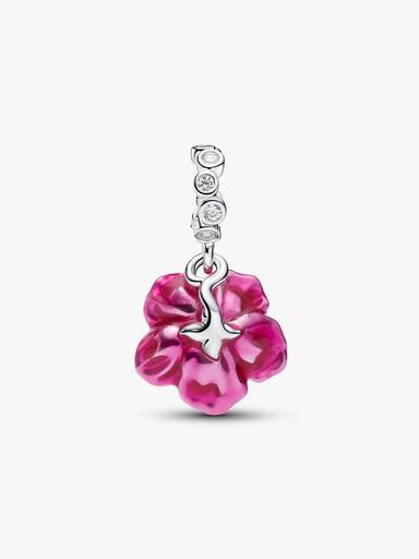 Charm Pendente Fiore di Ibisco