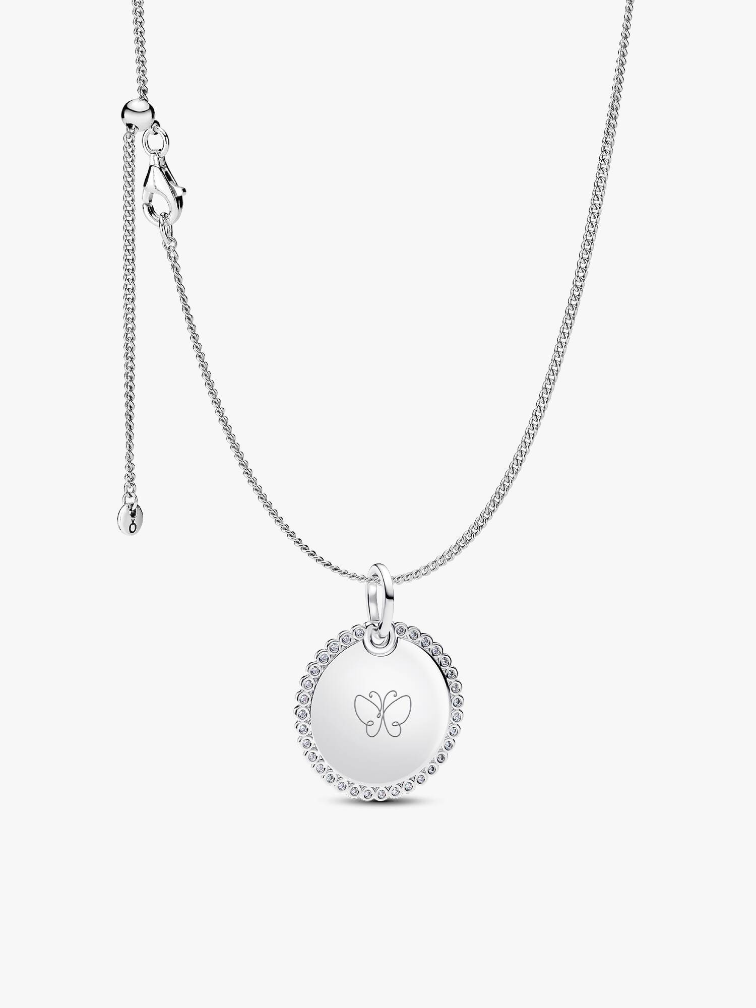 Set Collana e Pendente Medaglia Luminosa da incidere
