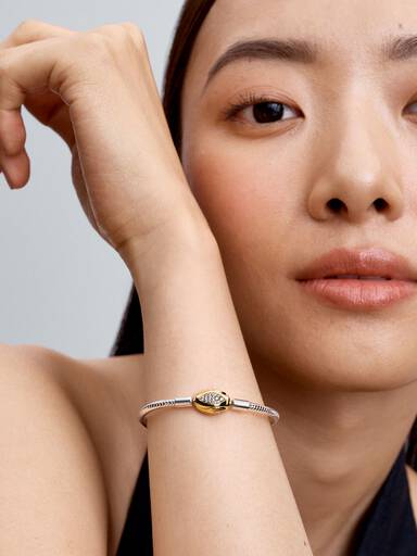 Bracciale con Chiusura a Serpente