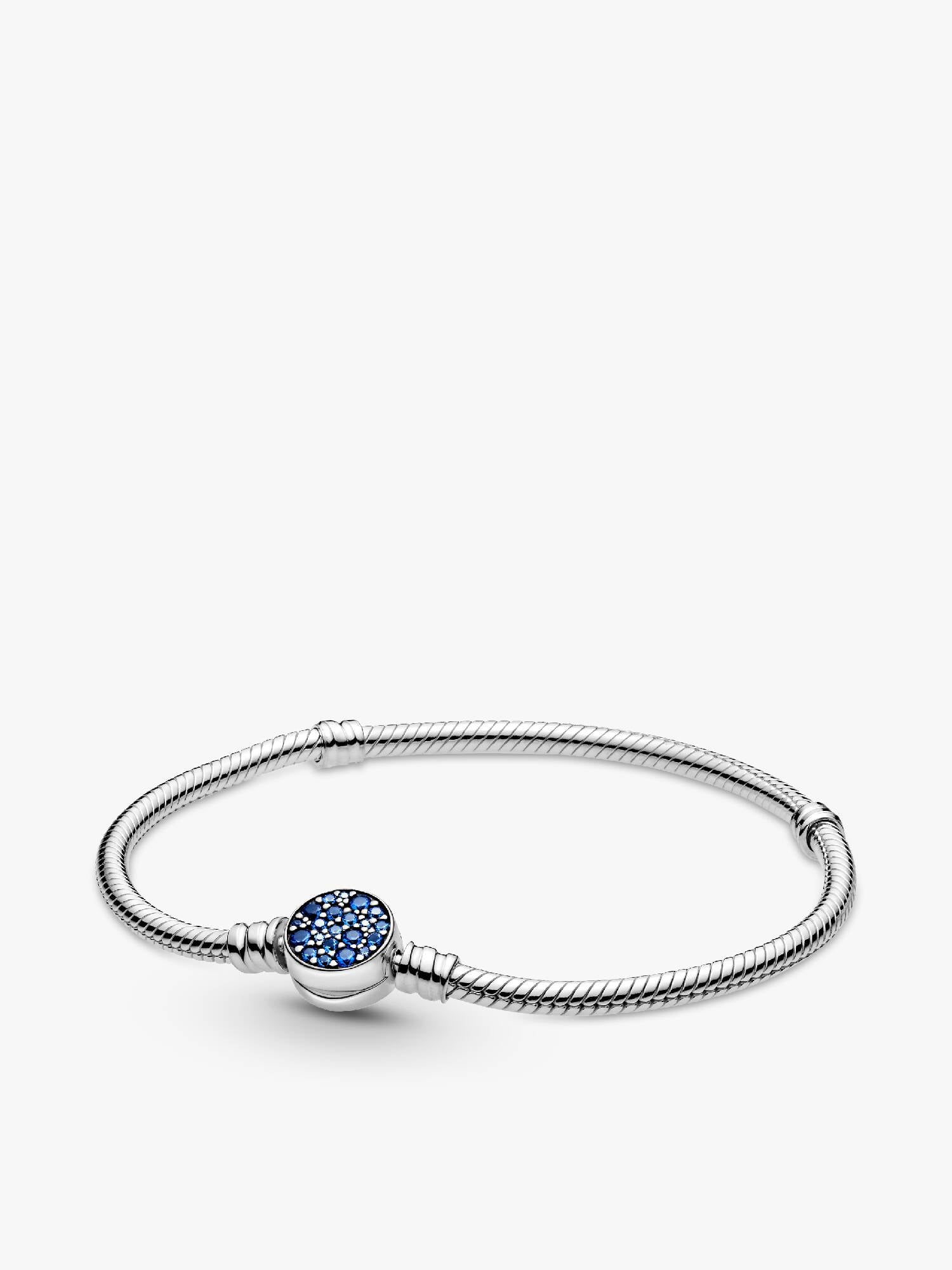 Bracciale Moments con Chiusura Pietre Blu