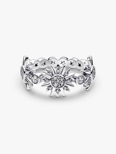 Anello Fascia Triplo Sole