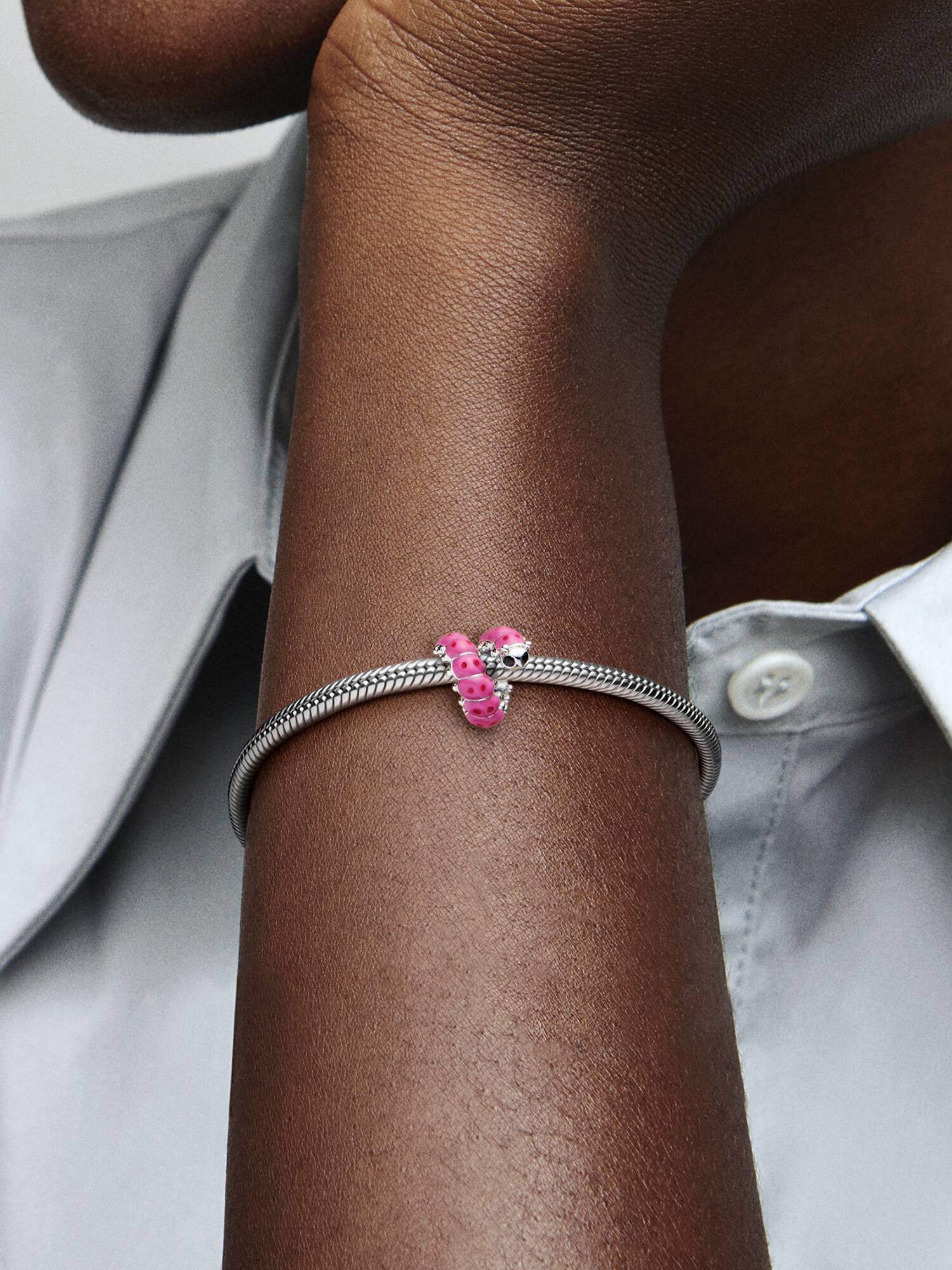 Charm Bruco Rosa