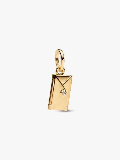 Charm Pendente Lettera d'amore Apribile da incidere