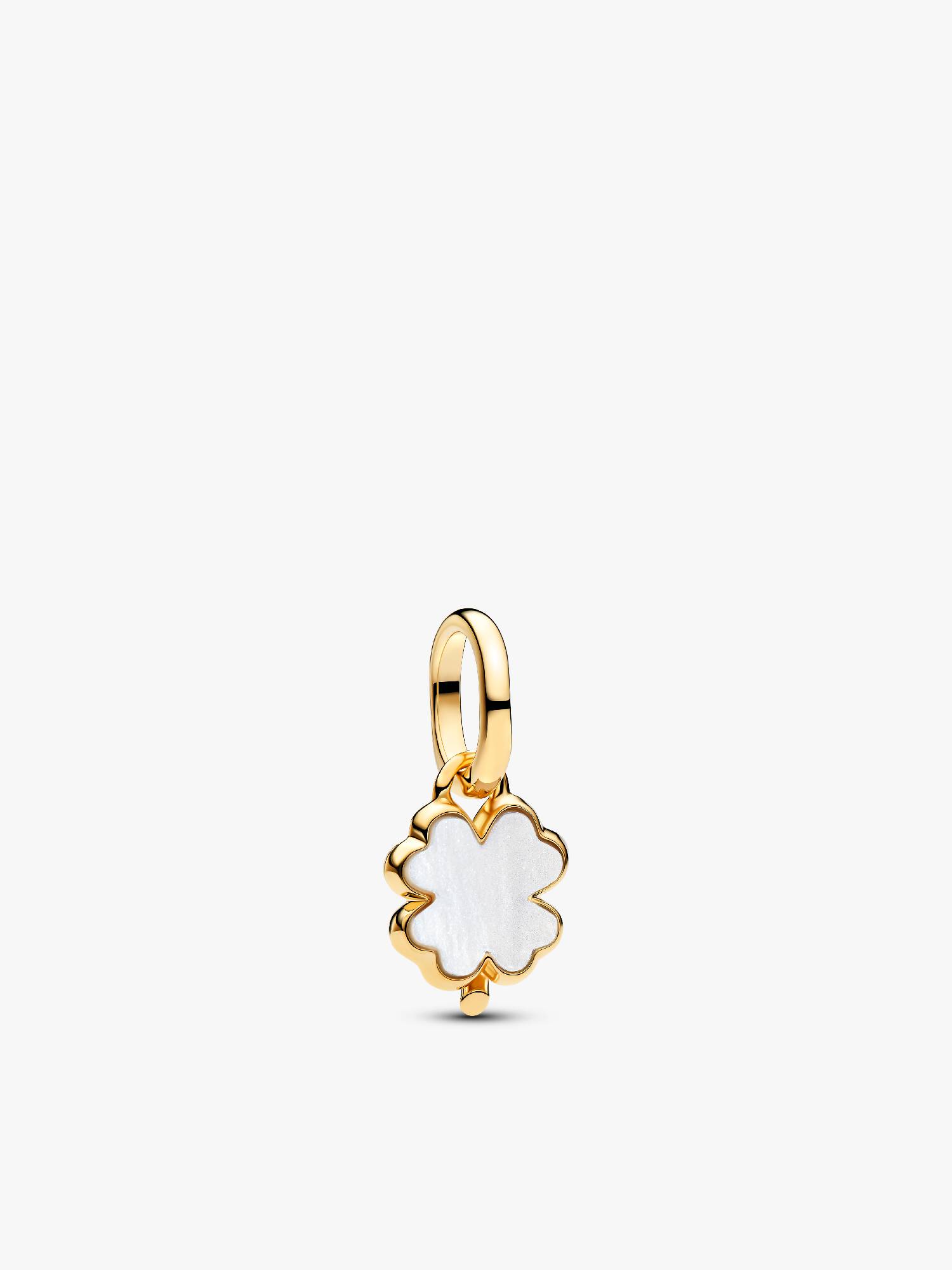 Charm Mini Pendente Quadrifoglio Bianco Pandora ME