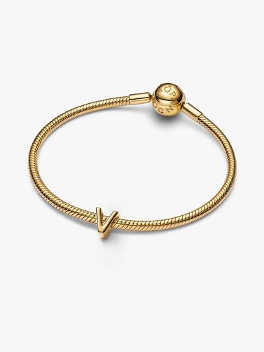 Charm Lettera V piccola