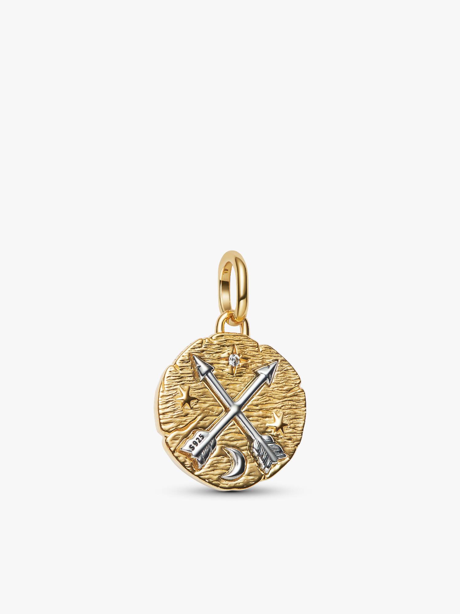 Charm Medallion Frecce "Ad Meliora"