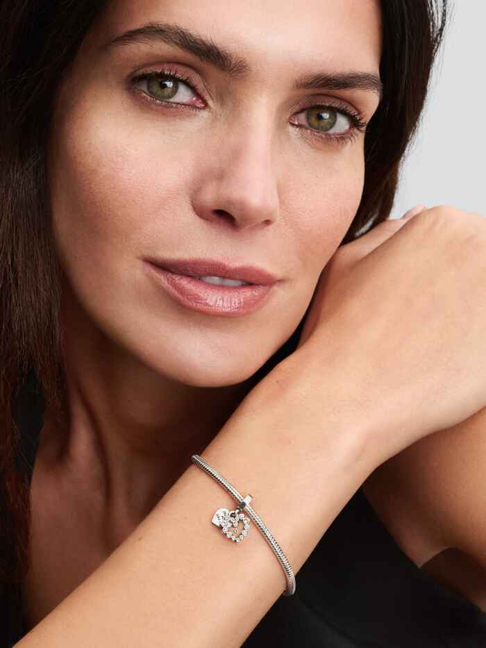 LNQOBU Ciondolo in Argento Sterling 925 Charm Bead con Bracciale e Collane Europei da Donna,Perline Intarsio con 5A Zircone per Donna Perline LNQOBU Ciondolo in Argento Sterling 925 Charm Bead con Bracciale e Collane Europei da Donna,Perline Intarsio con 5A Zircone per Donna Perline
