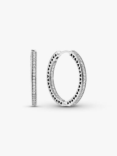 SILVEGO Orecchini da Donna in Argento 925 Cerchi con SILVEGO Orecchini da Donna in Argento 925 Cerchi con