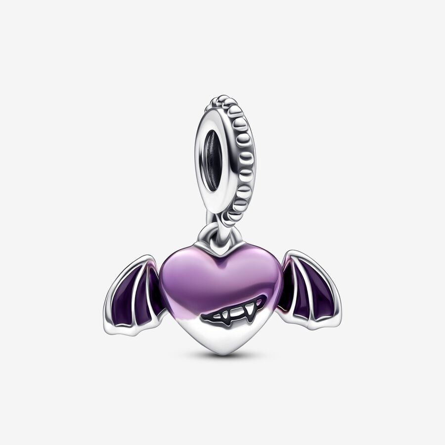 Charm Pendente Cuore Spettrale image number 0