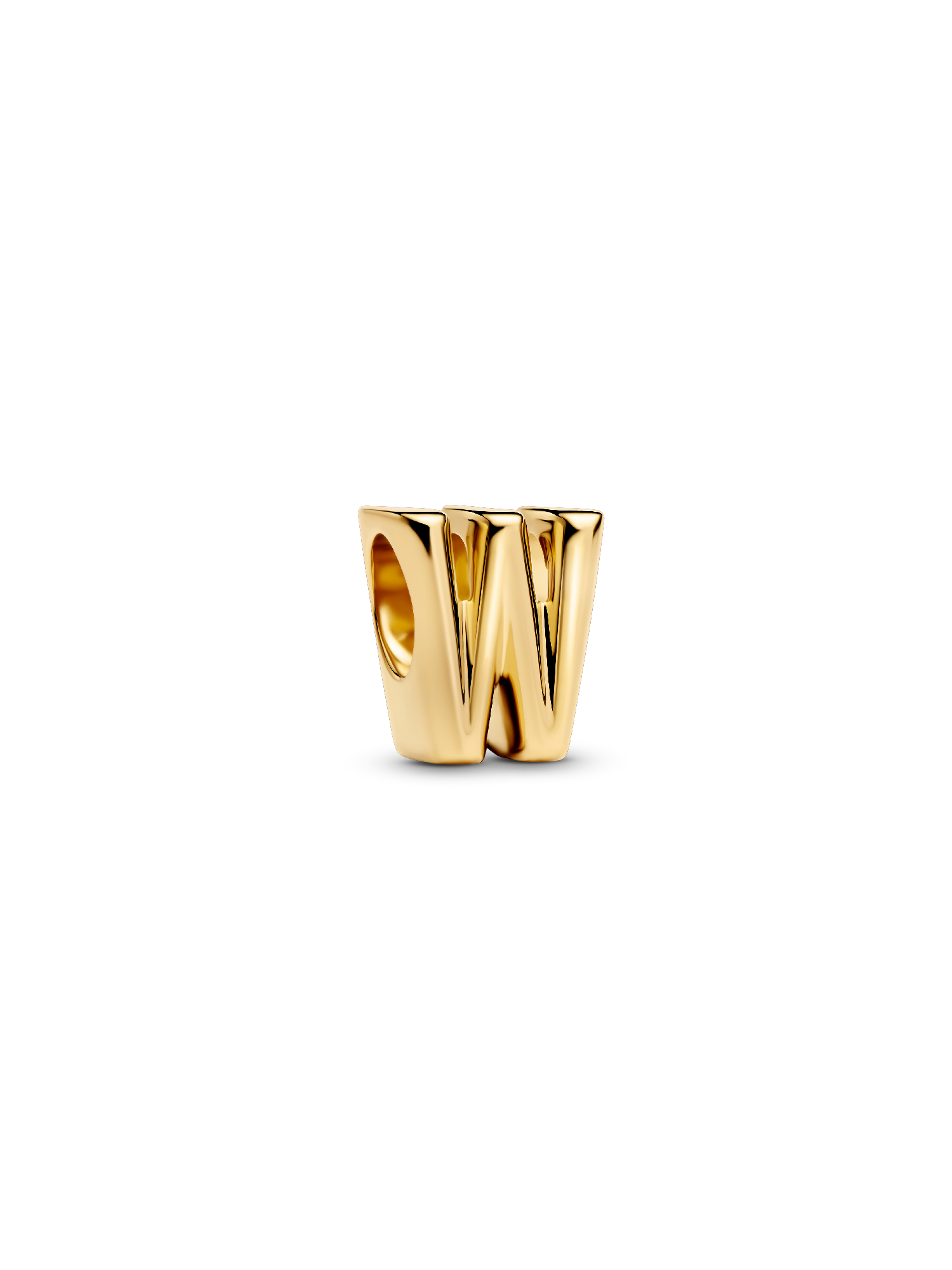 Charm Lettera W piccola