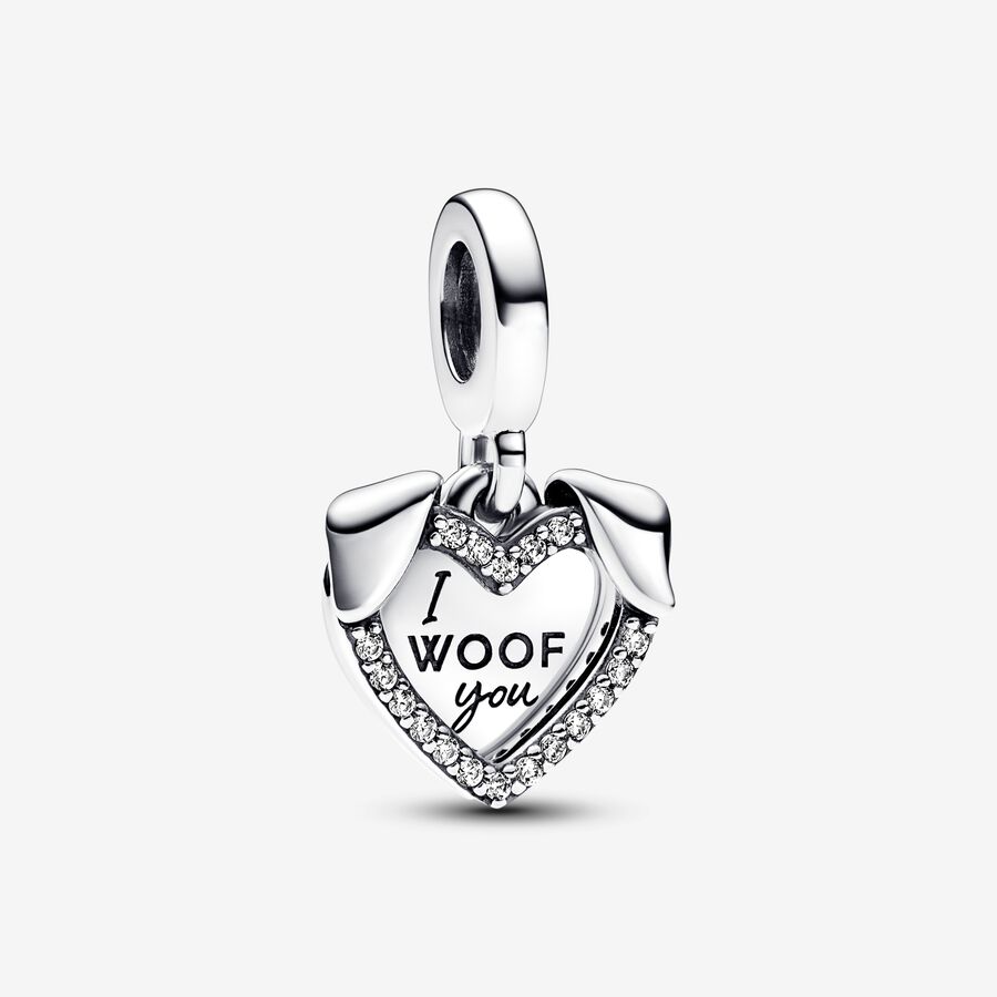 Charm Pendente Amico a 4 Zampe "I Woof You" image number 0