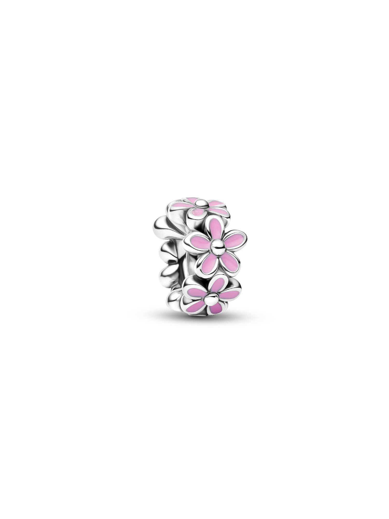 Charm Distanziatore Margherite Delicate Rosa