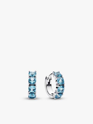 Set Orecchini Cristalli Azzurri