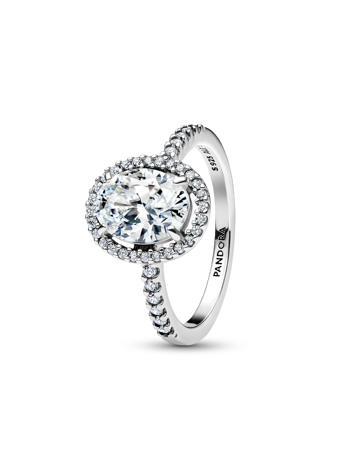Anello Punto Luce Ovale