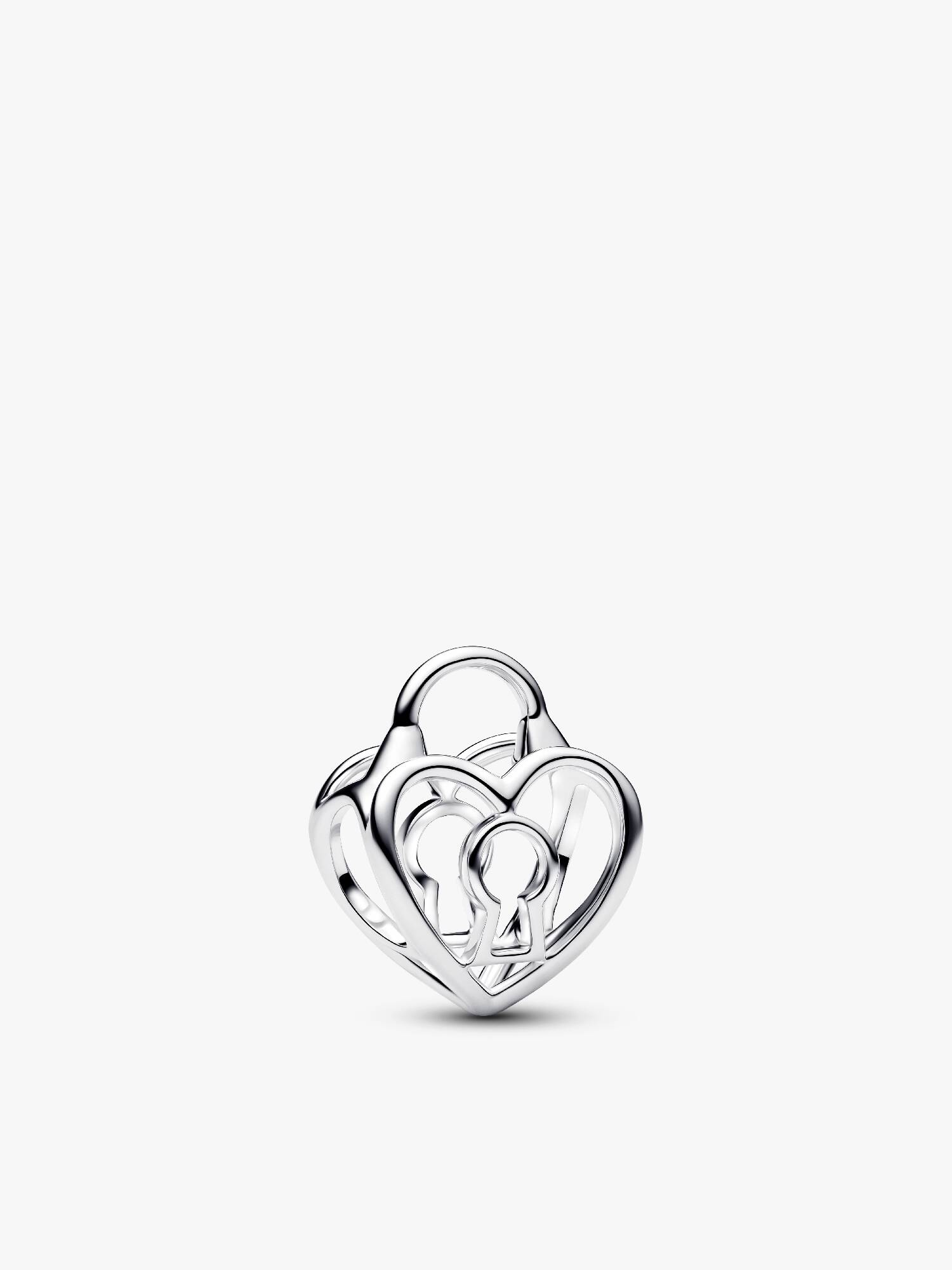 Charm Openwork Lucchetto Cuore
