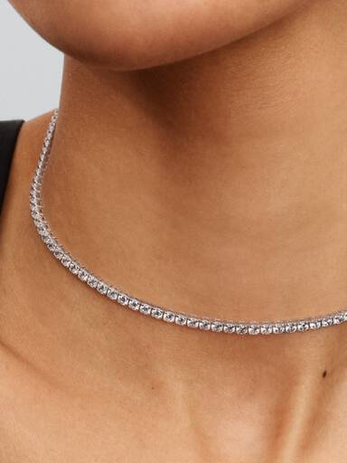 catena del cordolo Basic Chunky Catena Bi-Colore Trend in Argento catena del cordolo Basic Chunky Catena Bi-Colore Trend in Argento