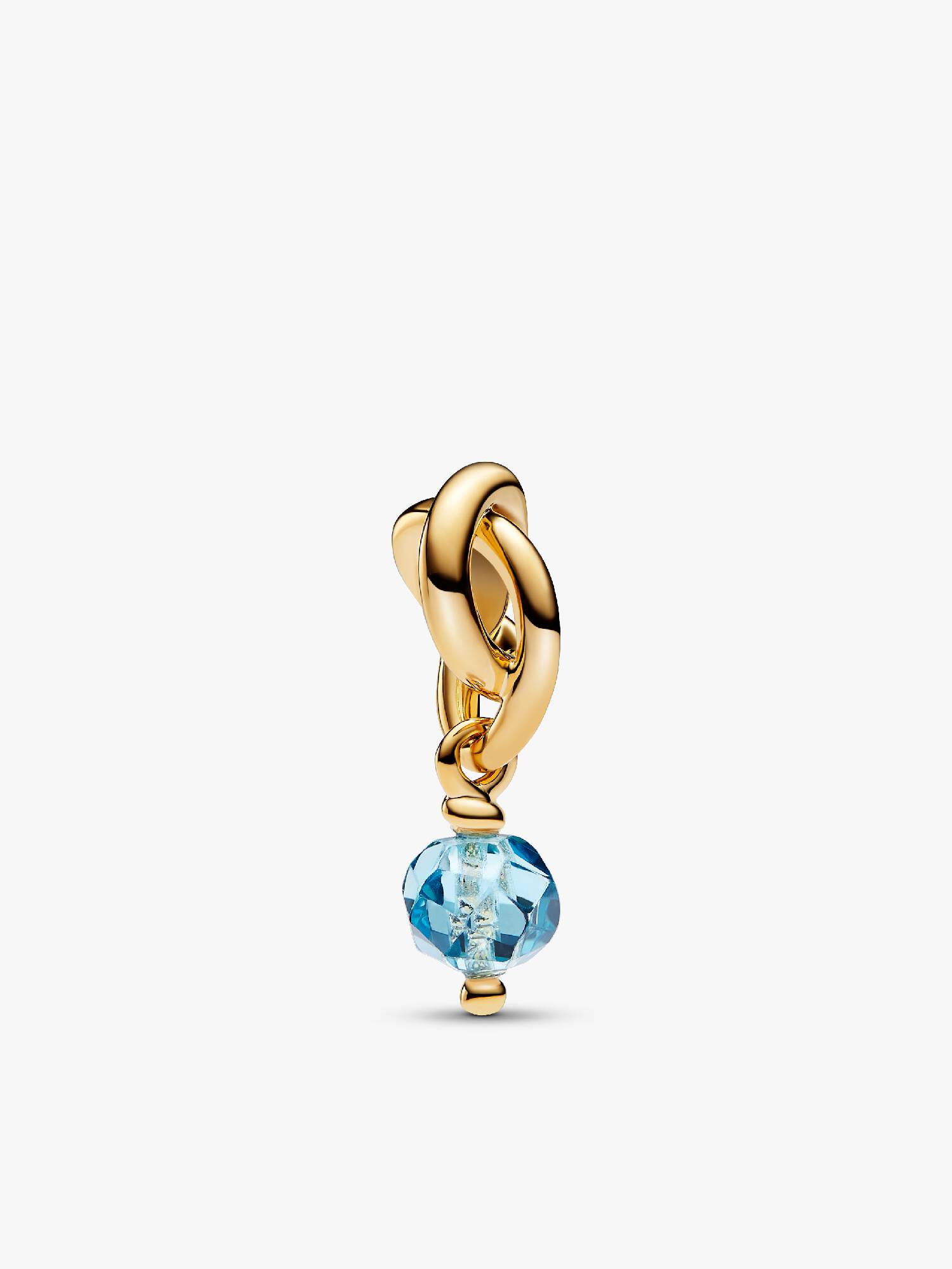 Pendente Cerchio Eterno Azzurro Marzo