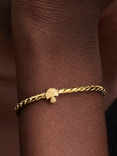Mini Charm Fungo effetto diamantato