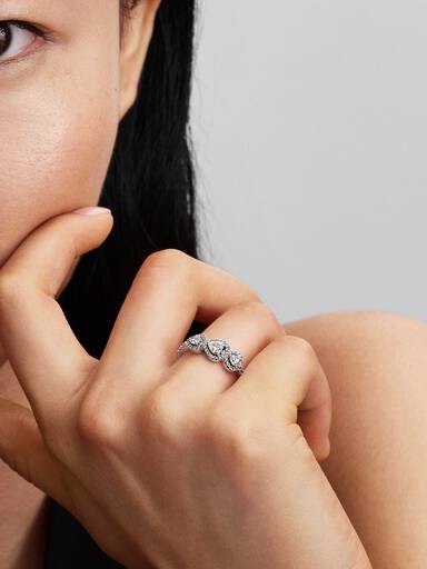 Anello Tre Cuori