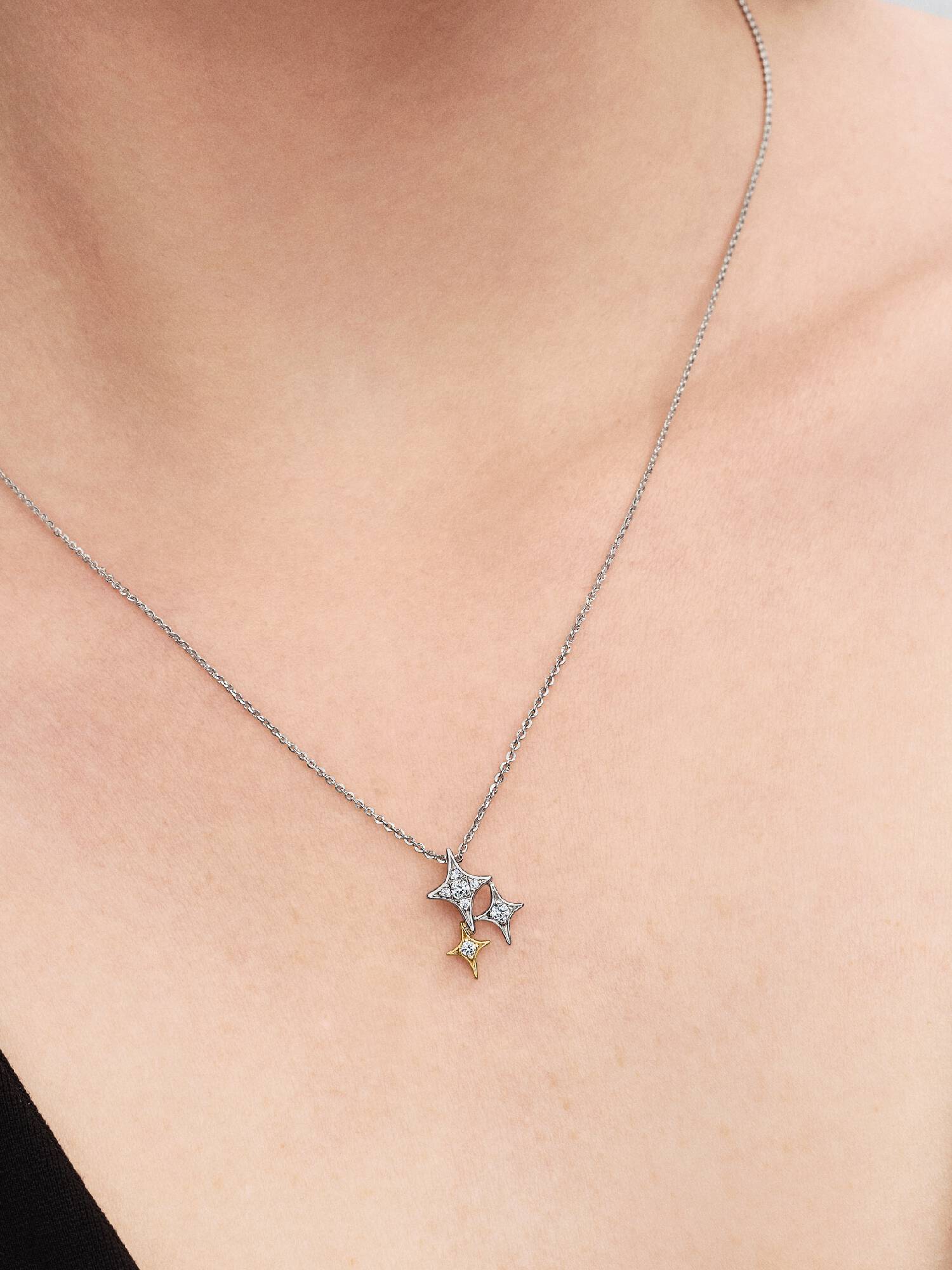 Collana Tre Stelline