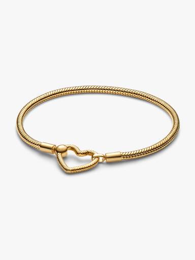 Bracciale Moments con Chiusura a Cuore Componibile