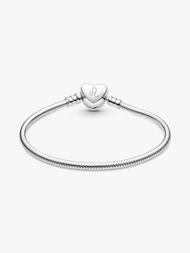 Bracciale Moments Chiusura Cuore da incidere