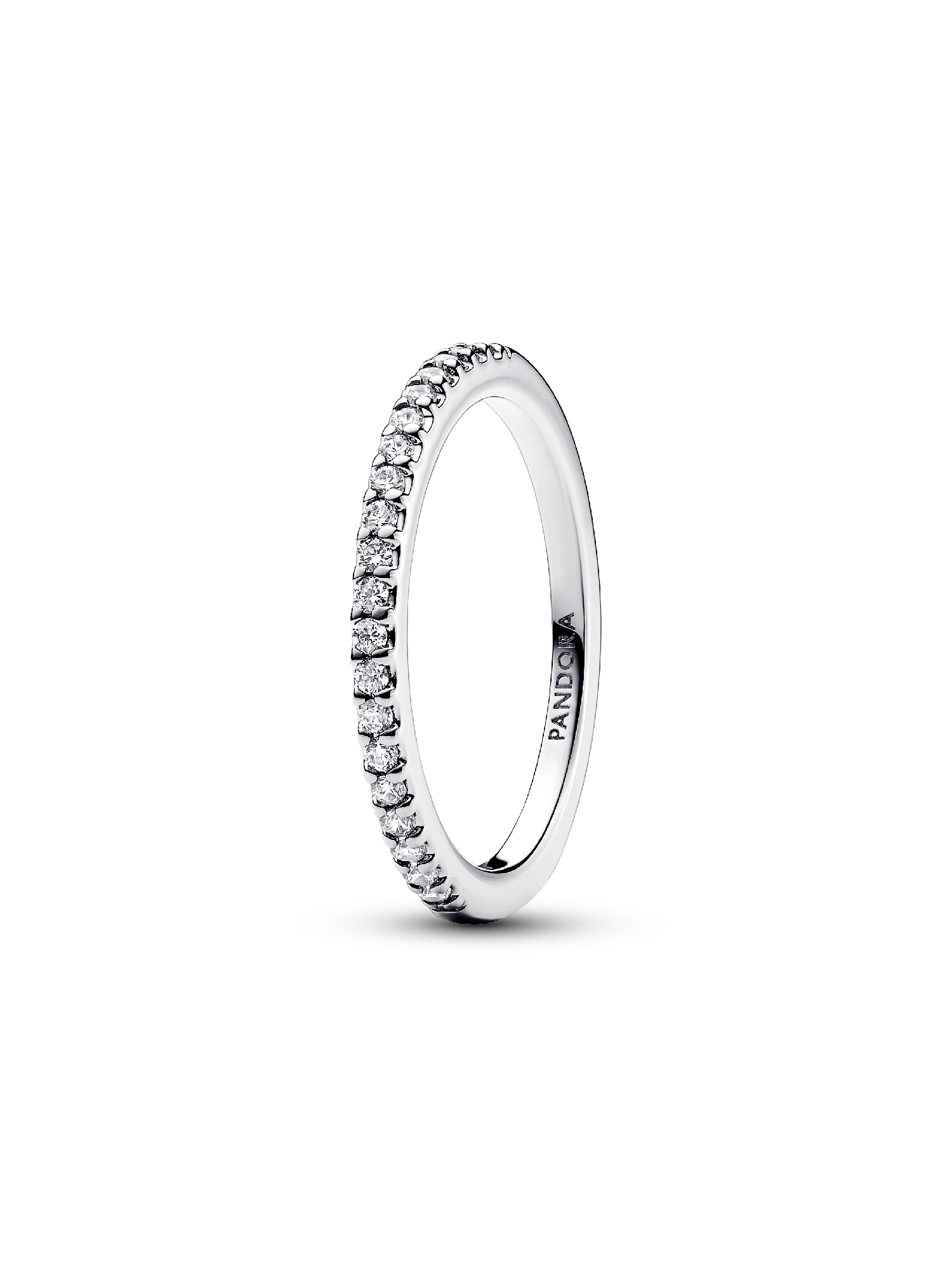 Anello Pavè Fascia Sottile