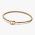 Bracciale Maglia Geometrica con Chiusura Moschettone a Cuore Bracciale Maglia Geometrica con Chiusura Moschettone a Cuore
