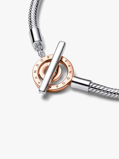 Bracciale con Chiusura a T e Cerchi