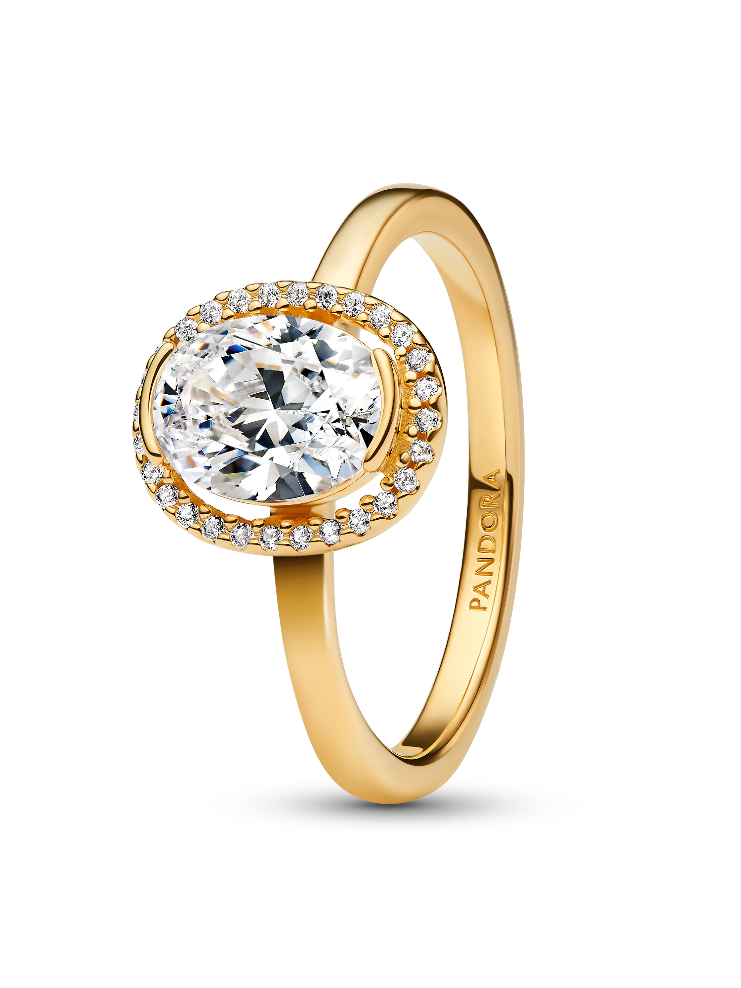Anello Punto Luce Ovale