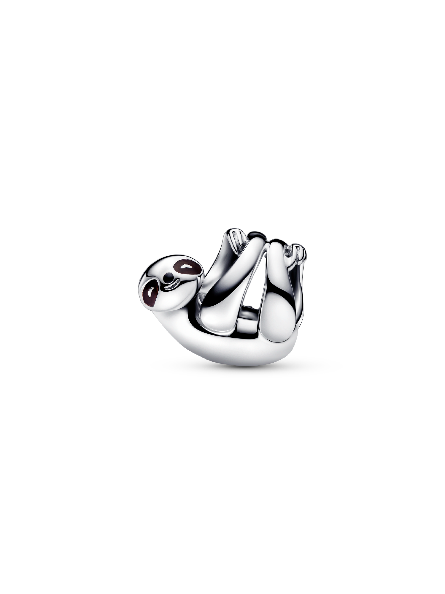 COLLANA CON CIONDOLO IN ARGENTO RODIATO ORO BIANCO CON PERLA E ZIRCONI