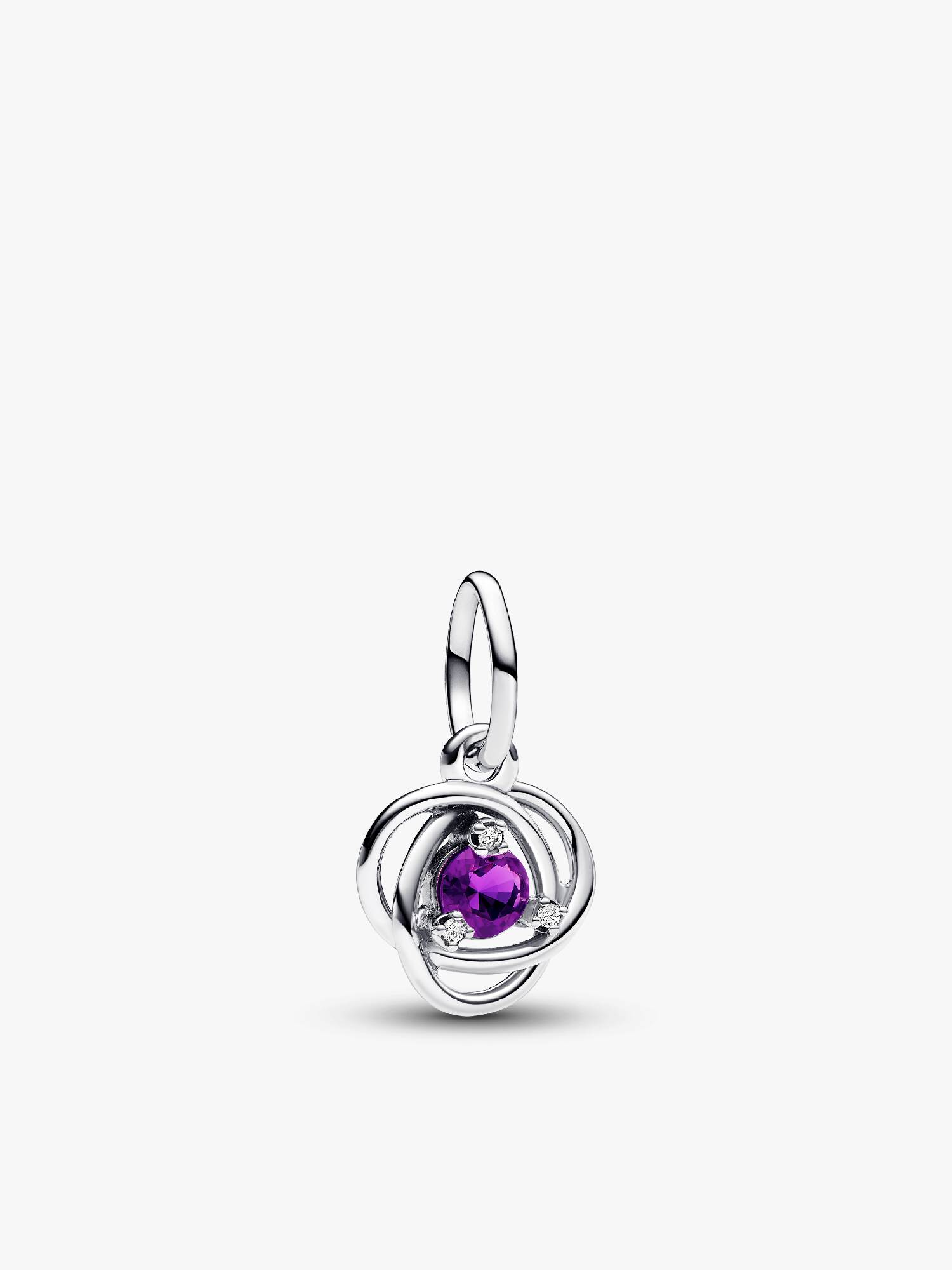 Pendente Cerchio Eterno Viola Febbraio