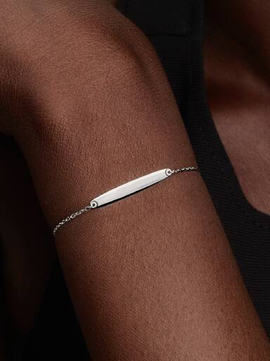 Bracciale con barra da incidere