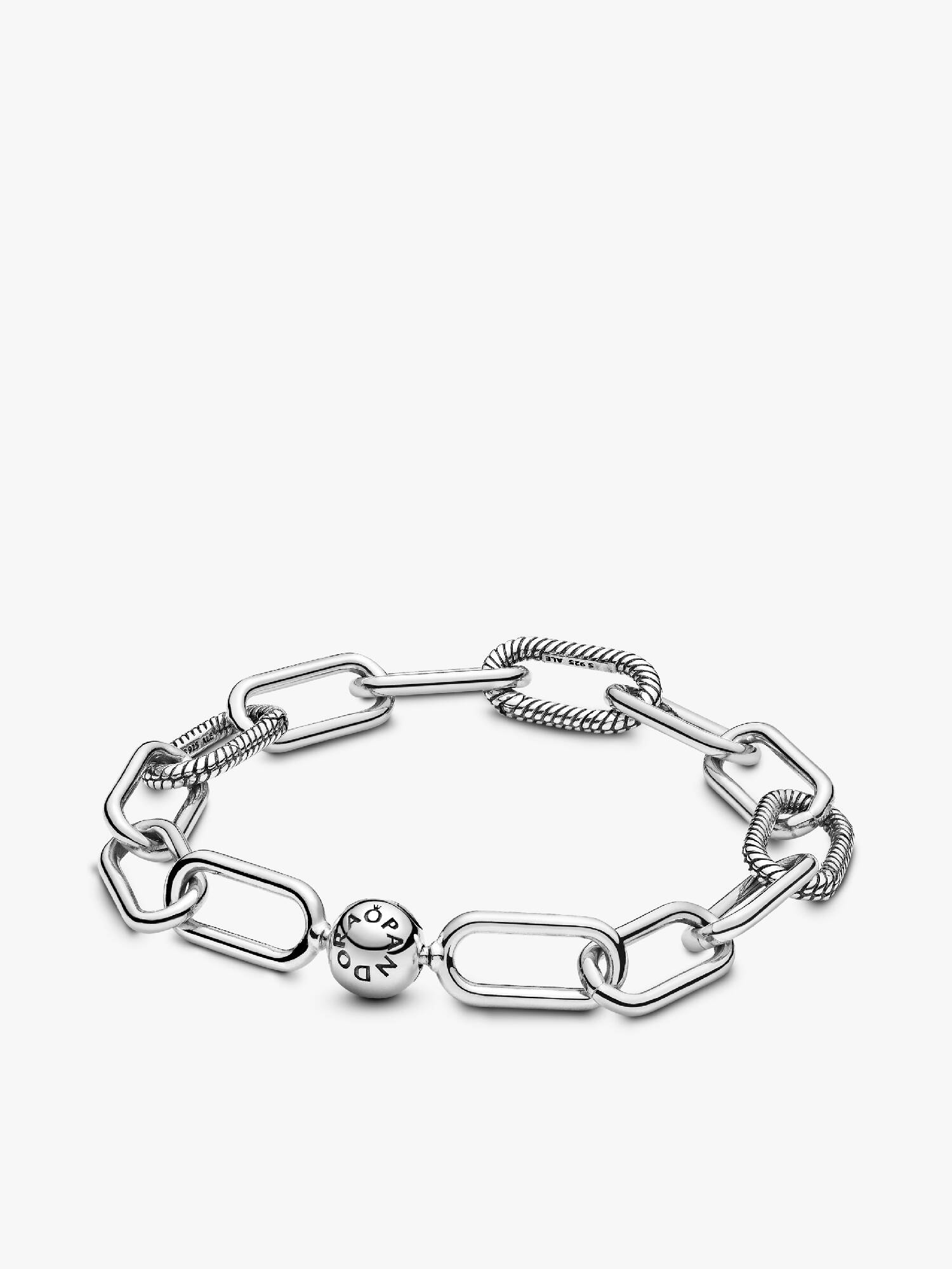 Bracciale Maglia Link Medium con Chiusura a Sfera Pandora ME