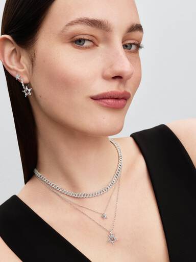 Collana Openwork Stella Luminosa
