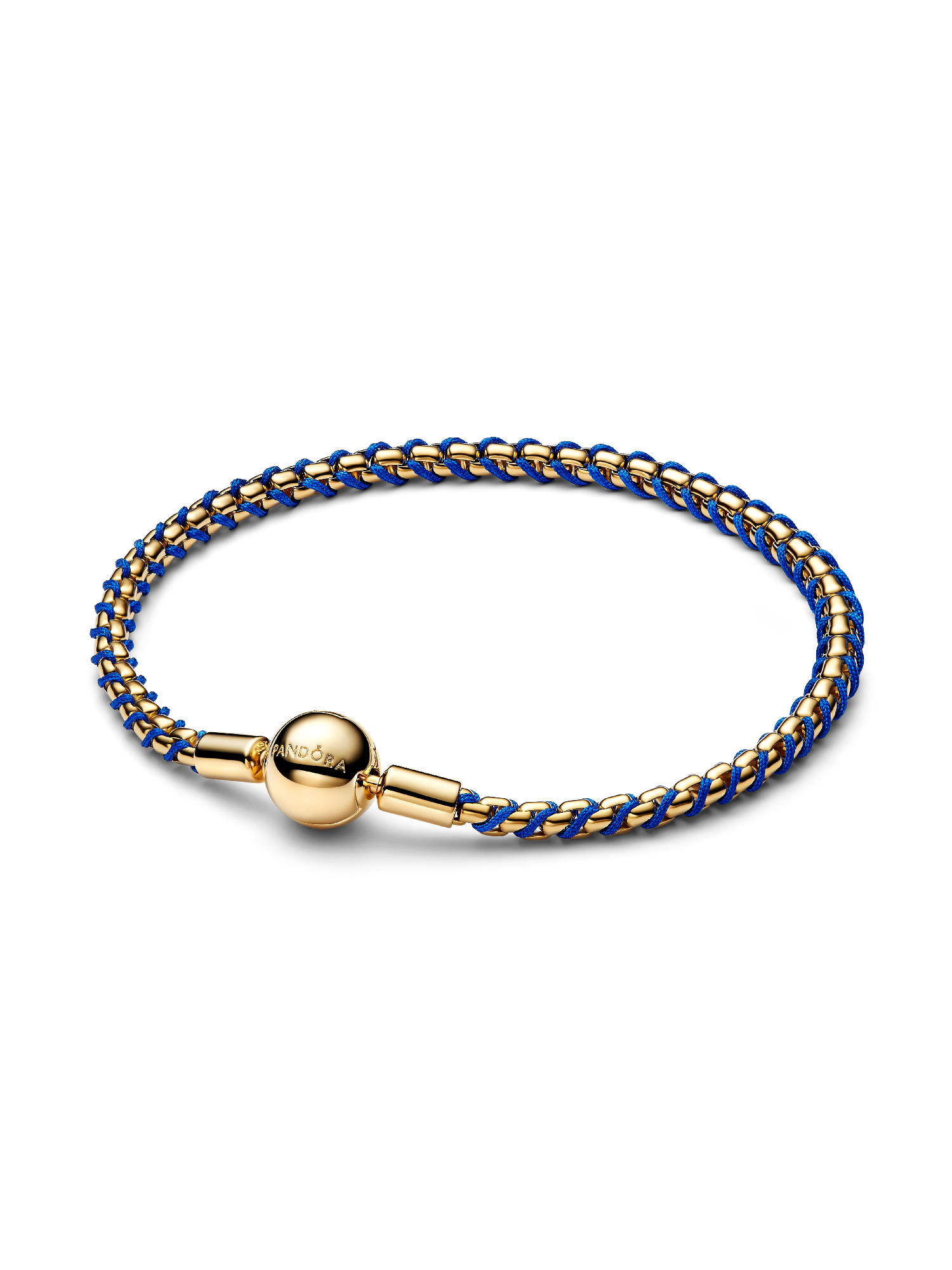 Bracciale Intreccio Tessuto Blu 