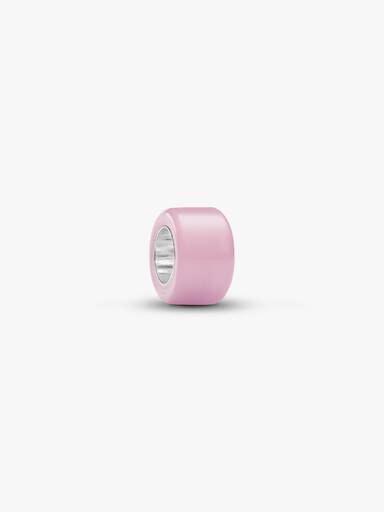 Mini Charm Vetro di Murano Rosa