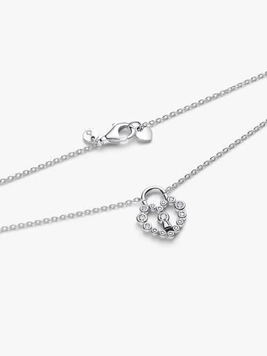 Collana Lucchetto Cuore Luminoso