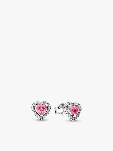 Set Collana e Orecchini Cuore Rosa