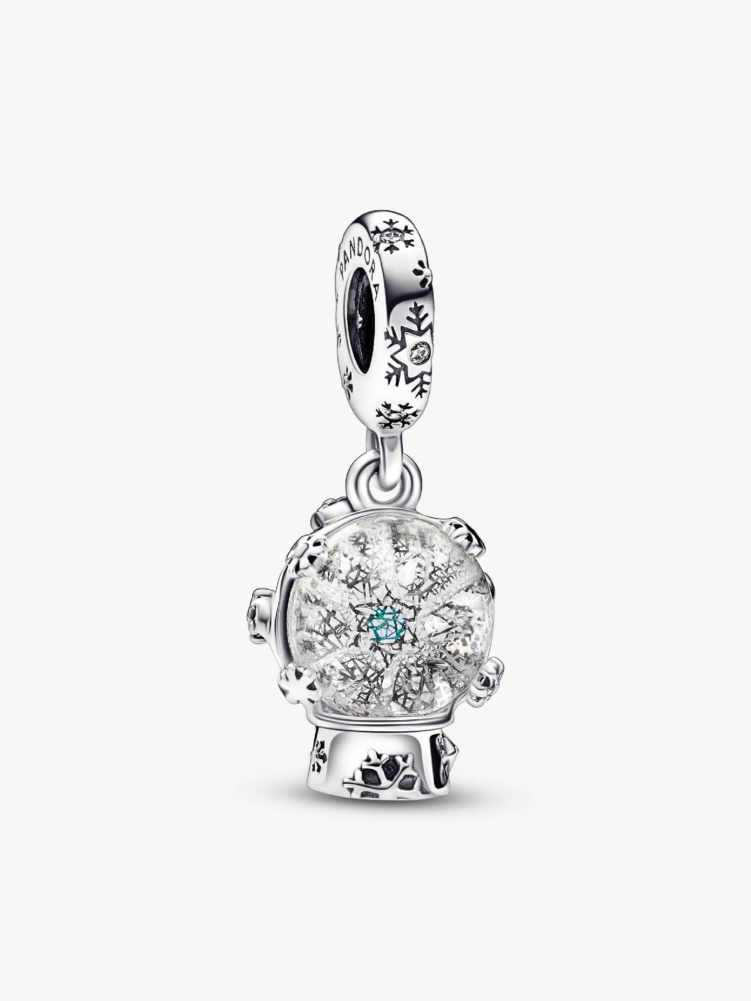 Charm Pendente Palla di Neve
