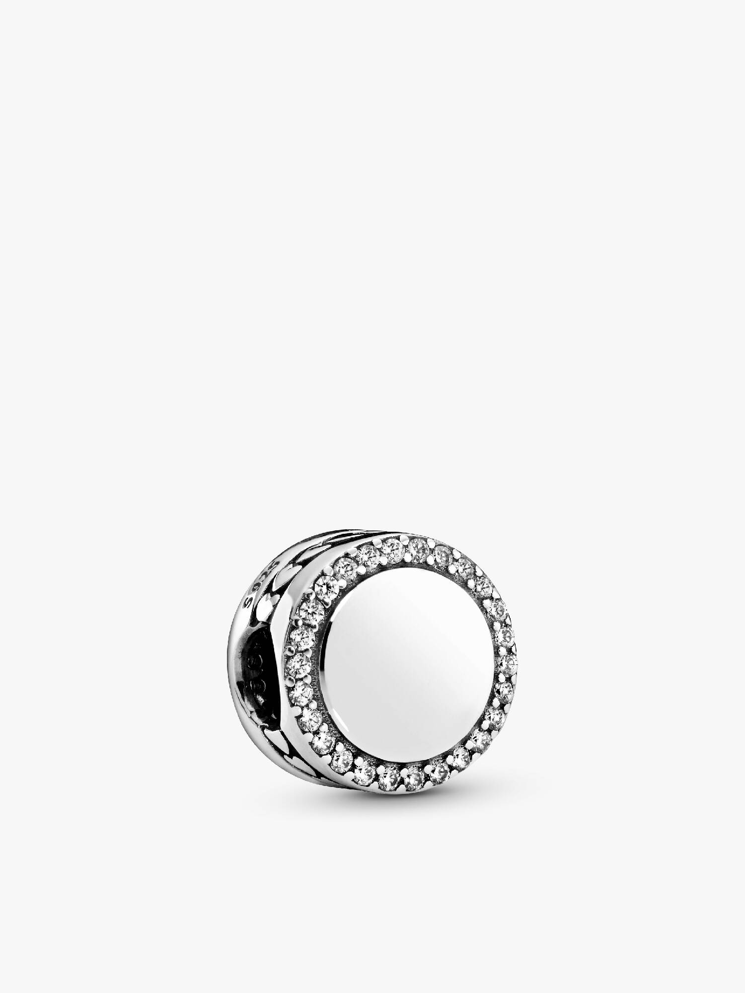 Charm Bottone Scintillante da incidere