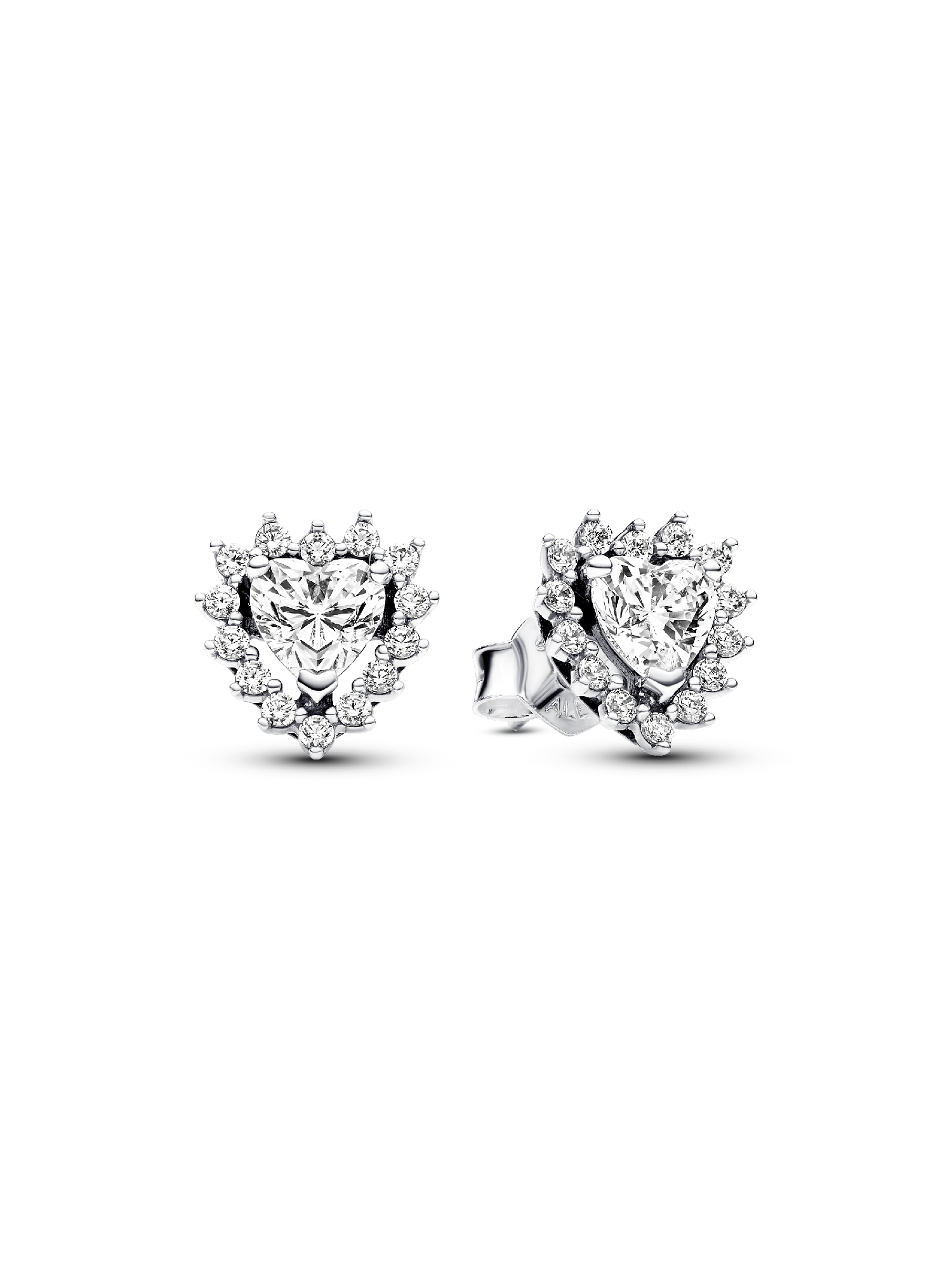 ChicSilver Orecchini Donna Argento 925, 3mm Orecchini Donna Argento, Orecchino a Lobo Punto Luce con Zirconia Cubica, Confezione Regalo