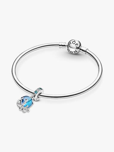 Charm Pendente Polpo Vetro di Murano