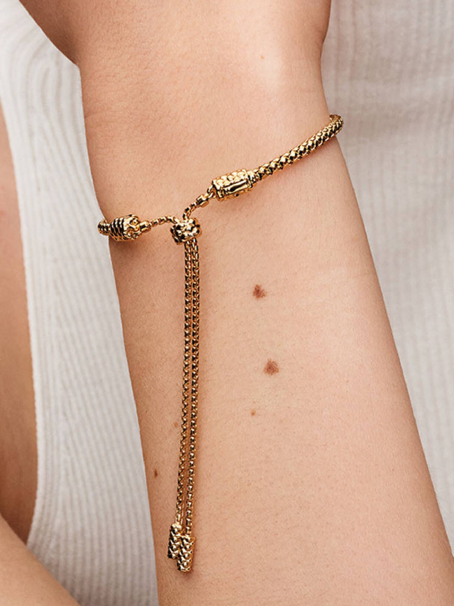 Bracciale Moments Regolabile Maglia Geometrica