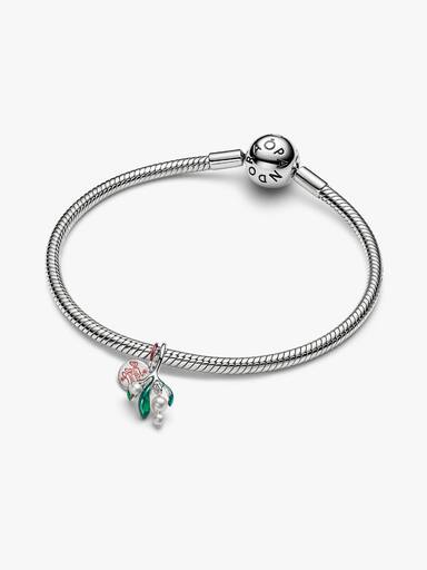 Charm Pendente Vischio di Natale