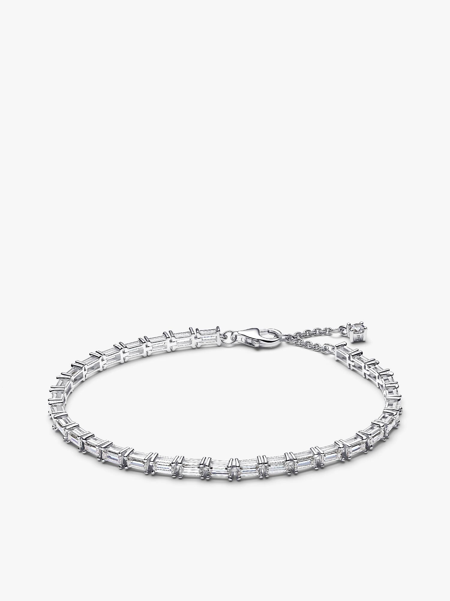 Bracciale Tennis Taglio Baguette