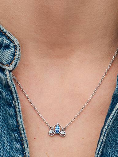 VENACOLY Collana Donna Argento 925 Con Ciondolo Volpe, Elefante, Panda, Tartaruga, Cavallo - Regalo Con Panno E Confezione